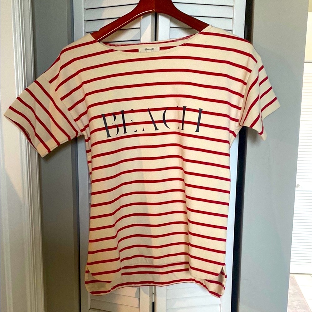 Striped Red and White T-Shirt